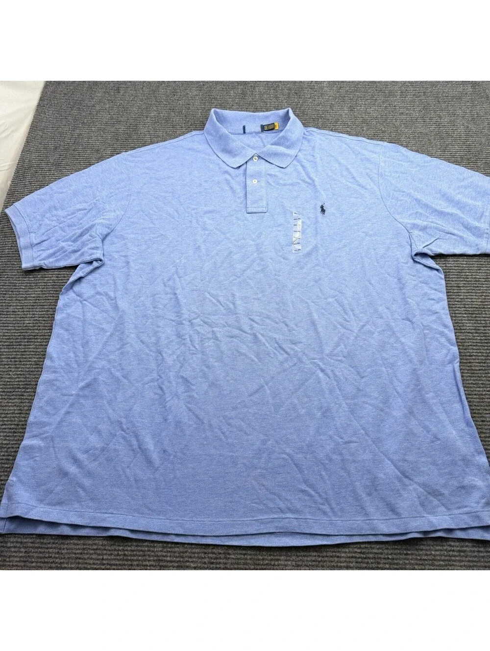Polo Ralph Lauren Men’s 4XLT Classic Fit Polo Shirt Baby Blue 100% Cotton